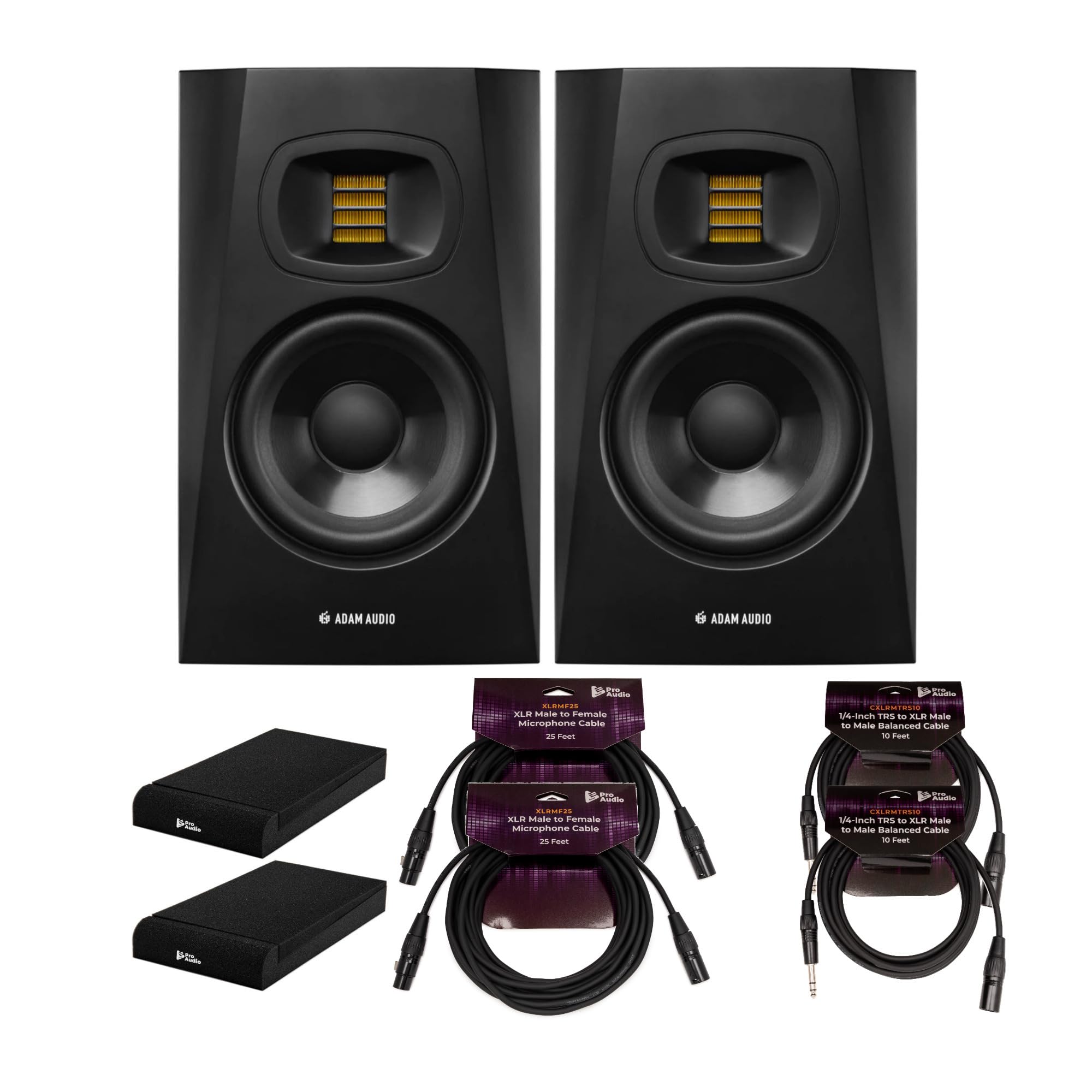 Monitor De Estudio Adam Audio T5v De 5 Pulgadas Con Alimentación (paquete De 2) - Venta Internacional.