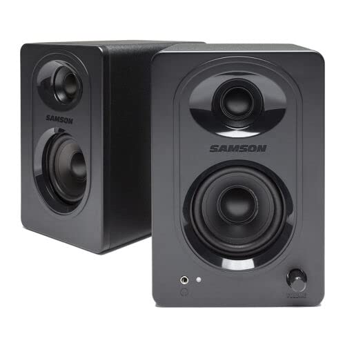 Foto 5 pulgar | Par De Monitores De Estudio Samson Sam30 De 3 Pulgadas Con Alimentación Eléctrica  Color Negro - Venta Internacional.