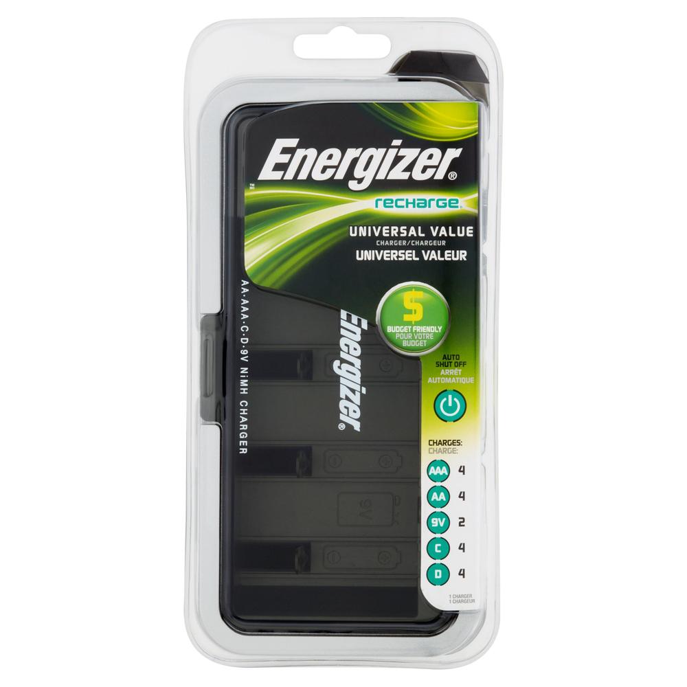 Foto 3 pulgar | Cargador Energizer Universal de Pilas AA / AAA / C / D de 9v