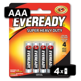 Foto 3 | Pila Eveready Carbon Zinc Aaa Blister 72 Unidades 1.5v
