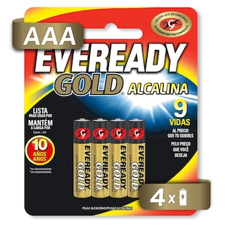 Foto 3 | Pila Eveready Gold AAA Alcalina Blister 48 Unidades 1.5v