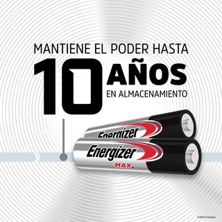 Foto 6 | Pila Energizer Max AAA Alcalina Blister 48 Unidades 1.5v
