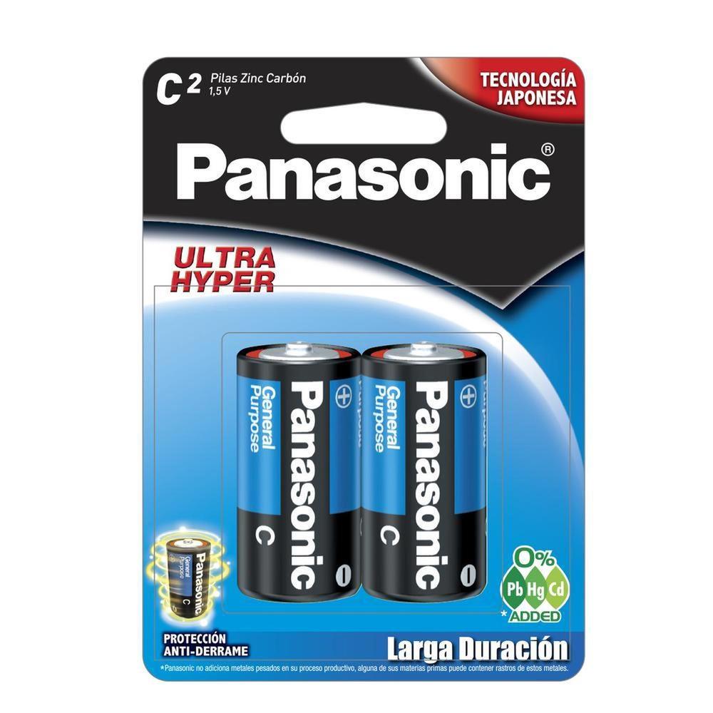 Foto 2 pulgar | Pila Panasonic Carbon Zinc Azul C Con 24 Unidades 1.5v