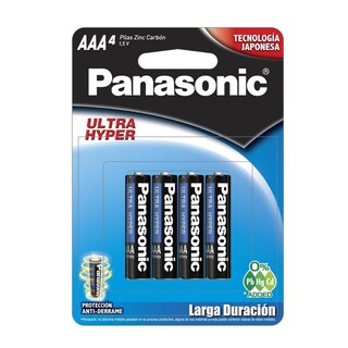 Foto 1 | Pila Panasonic Carbon Zinc Azul Aaa Con 48 Unidades 1.5v