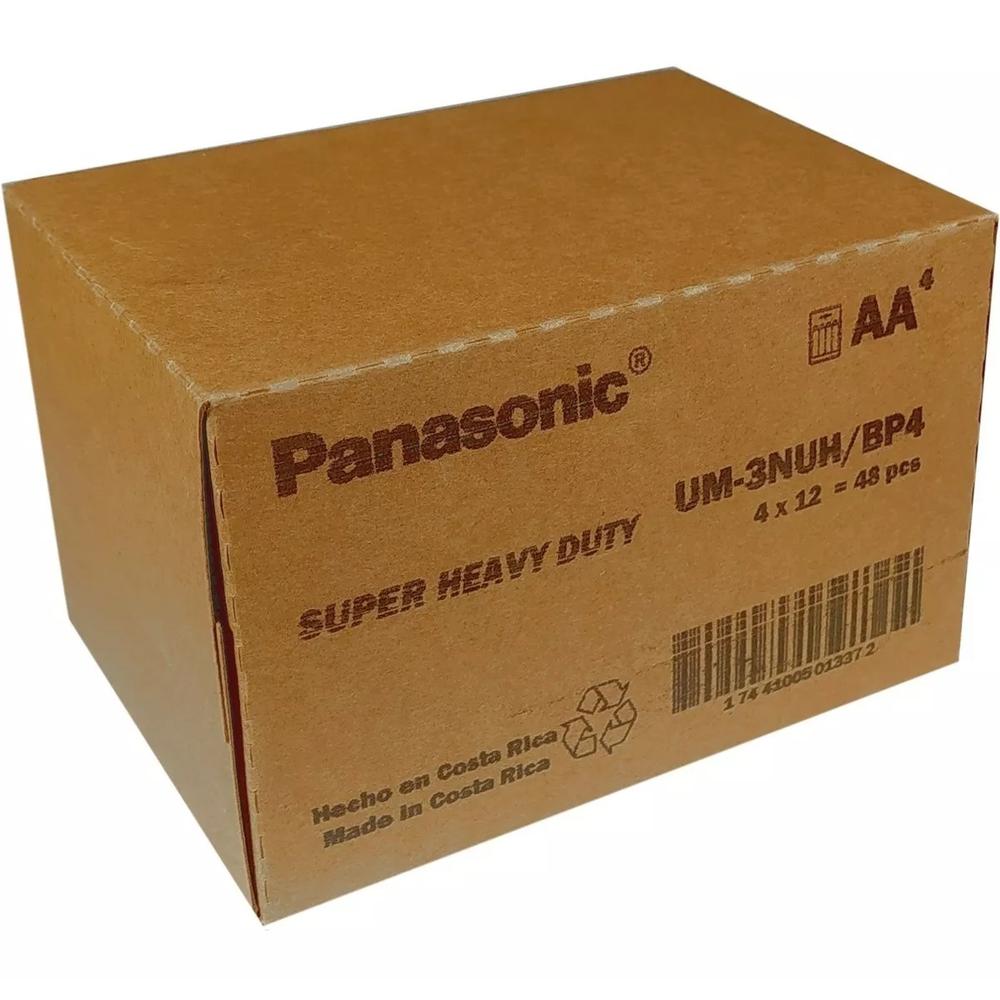 Foto 4 pulgar | Pila Panasonic Carbon Zinc Azul Aa Con 48 Unidades 1.5v