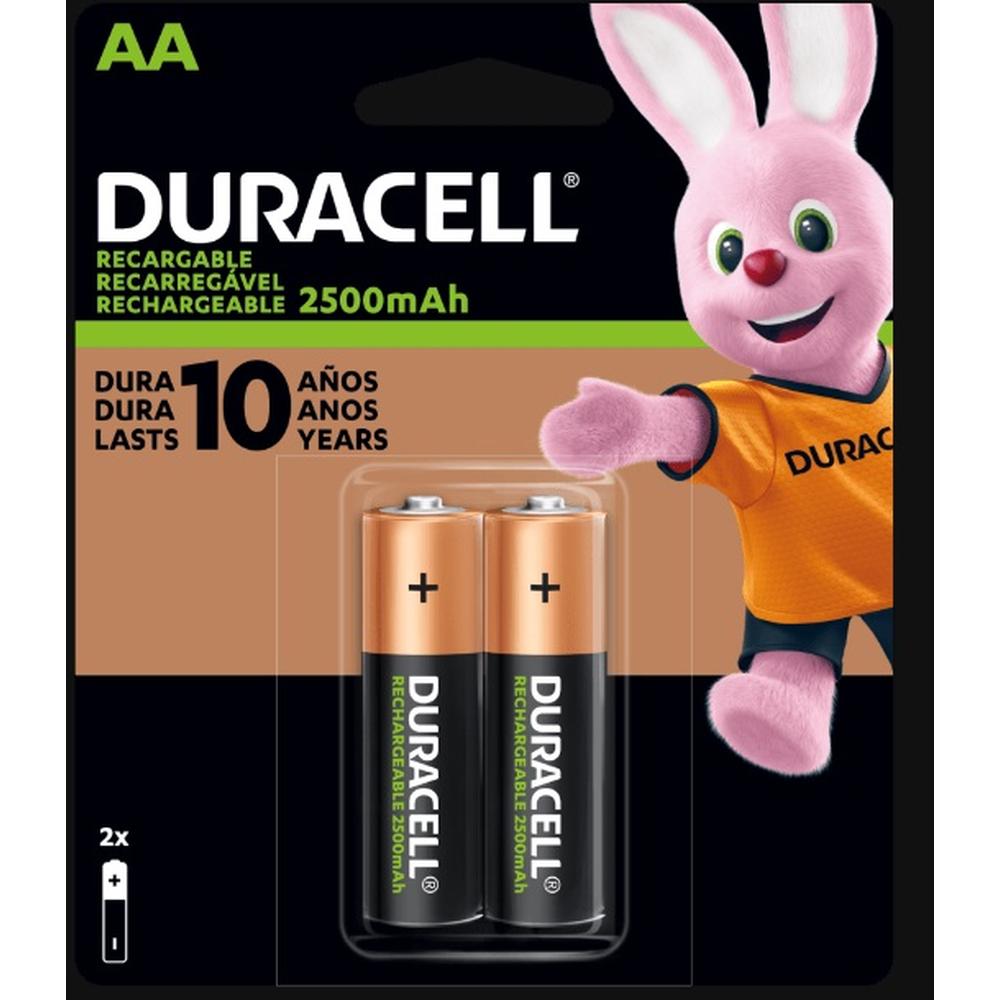 Foto 2 pulgar | Duracell Recargable Aa Con 2 Unidades 2500 Mah Hr6 1.2v