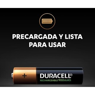 Foto 2 | Duracell Recargable Aaa Con 2 Unidades 900 Mah 1.2v