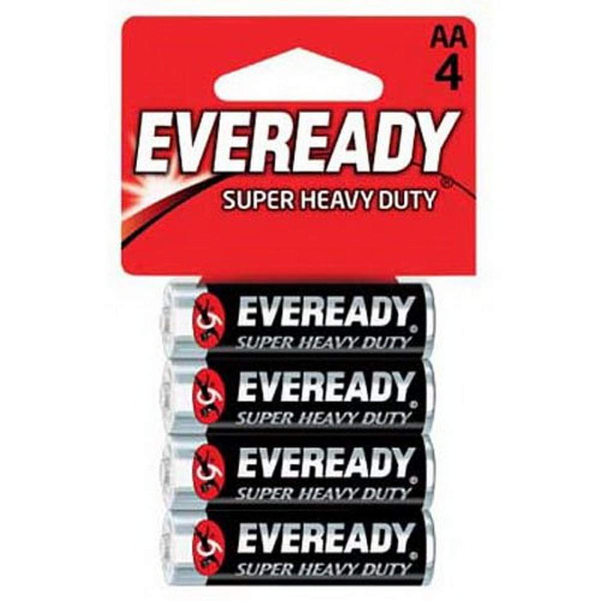 Batería Eveready Super Heavy Duty Aa De 4 Unidades 1215sw-4 - Venta Internacional.