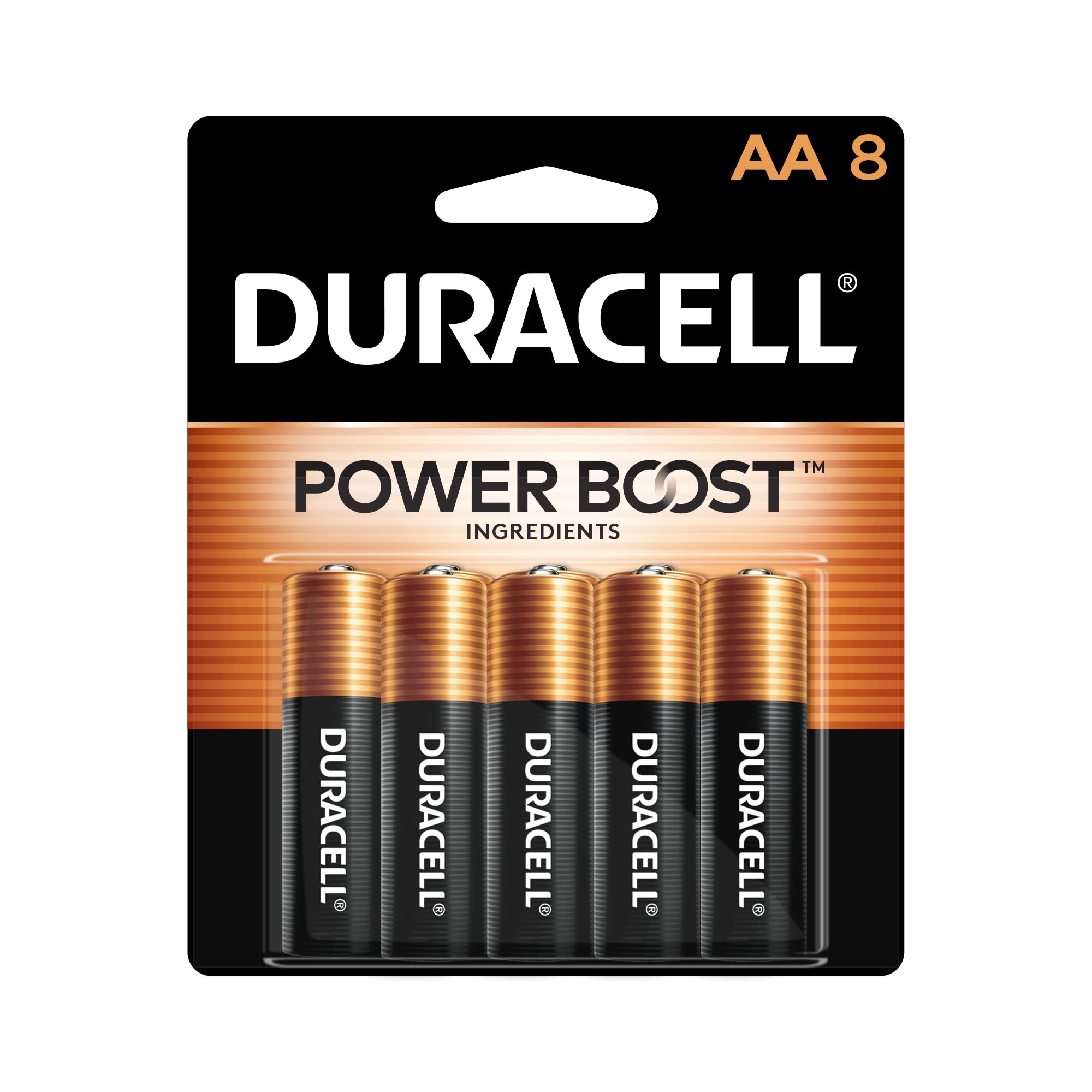 Foto 2 pulgar | Batería Duracell Coppertop Aa, Paquete De 8 Unidades, Alcalina Power Boost - Venta Internacional.