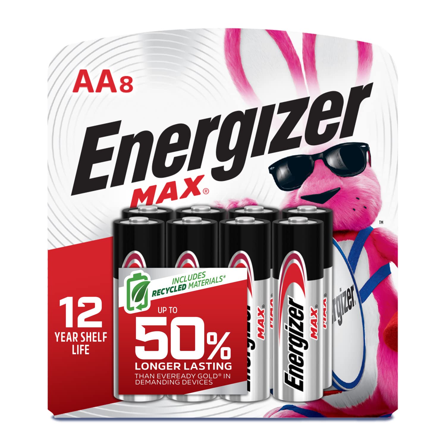 Batería Energizer Max Double A Alcalina, 8 Unidades - Venta Internacional.