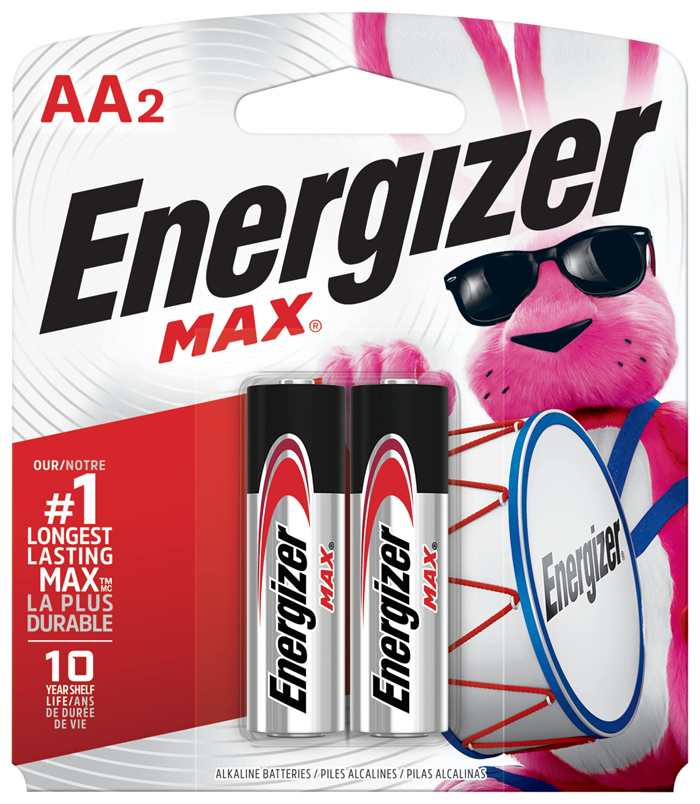 Foto 2 pulgar | Batería Energizer Max Alcalina Aa, Paquete De 2 - Venta Internacional.