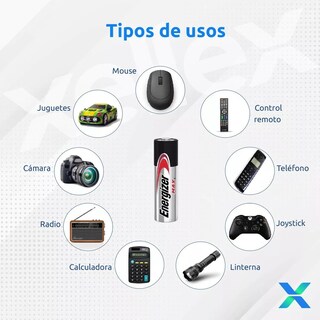 Foto 6 | Kit de Pilas Energizer Max Alcalina AA y AAA - 4+4 Unidades