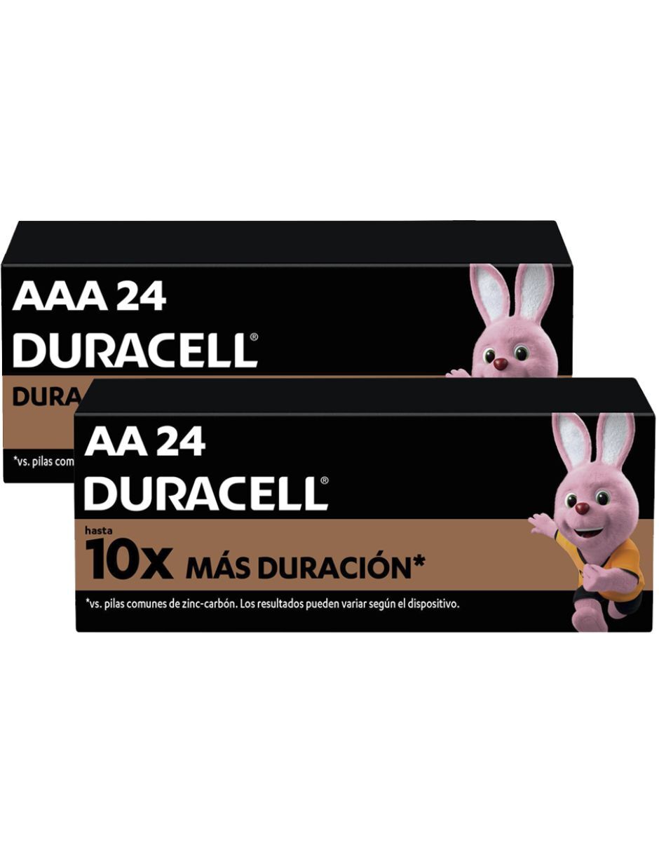 Foto 2 pulgar | Kit de 48 Pilas Alcalinas Duracell 24 Pilas Aa + 24 Pilas Aaa