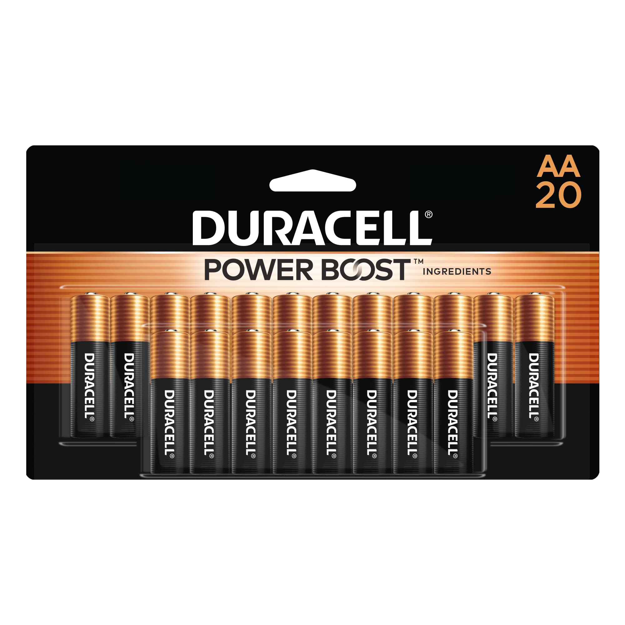 Baterías Duracell Coppertop AA 1 Paquete de 20 Piezas - Venta Internacional