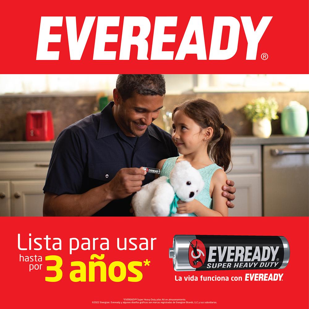 Foto 4 pulgar | Pila Eveready Carbón Zinc C 1 Blíster con 2 Piezas