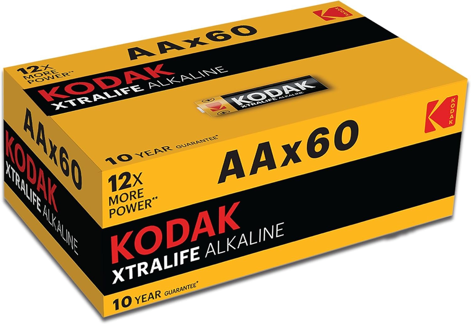 Foto 5 | Batería Alcalina Kodak Aa De 1,5 V Lr06 Mn1500 Am3 (60 Unidades) - Venta Internacional.