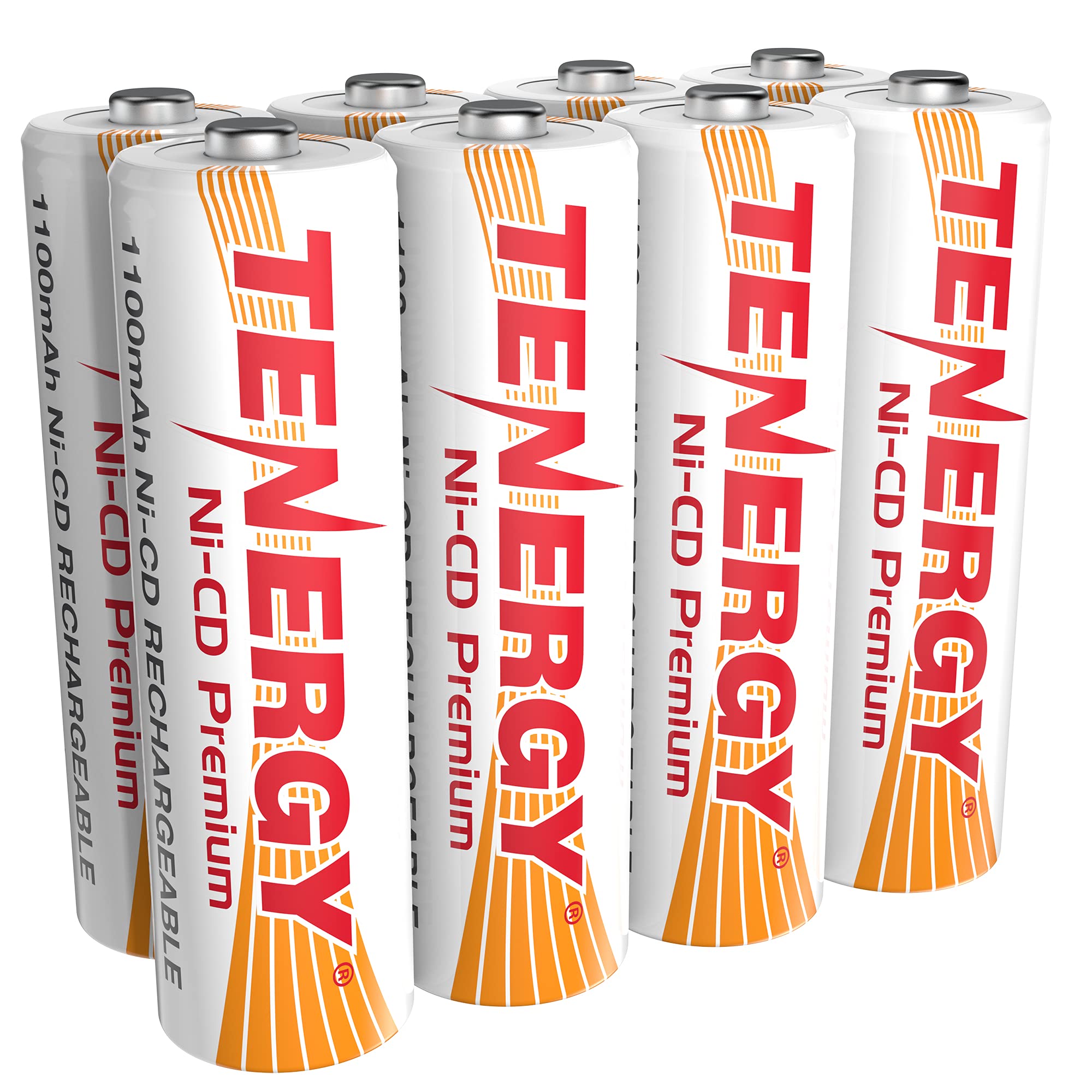 Pilas Recargables Tenergy Aa Premium Nicd 1100 Mah 1,2 V, Paquete De 8 - Venta Internacional.