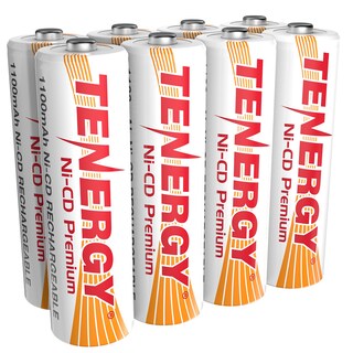 Foto 1 | Pilas Recargables Tenergy Aa Premium Nicd 1100 Mah 1,2 V, Paquete De 8 - Venta Internacional.
