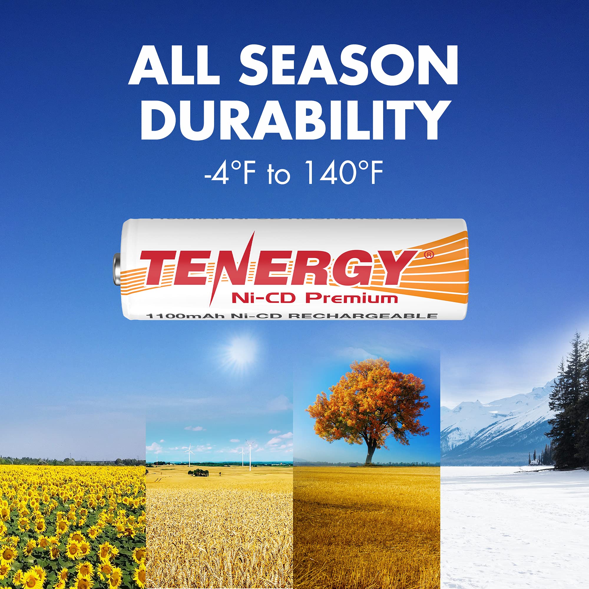 Foto 5 pulgar | Pilas Recargables Tenergy Aa Premium Nicd 1100 Mah 1,2 V, Paquete De 8 - Venta Internacional.