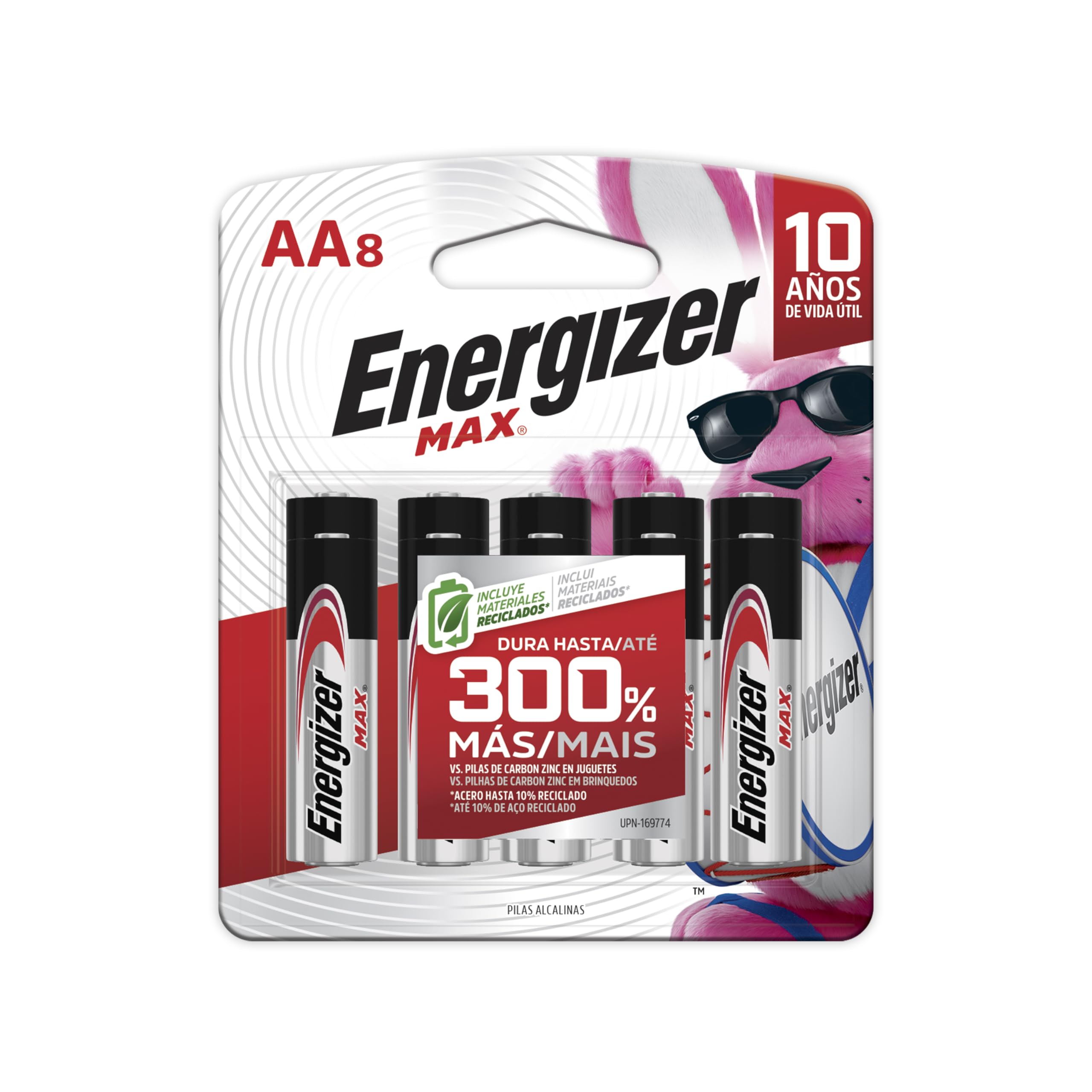 Foto 2 pulgar | Batería Eveready Energizer Max Alkaline Aaa 8 Unidades - Venta Internacional.