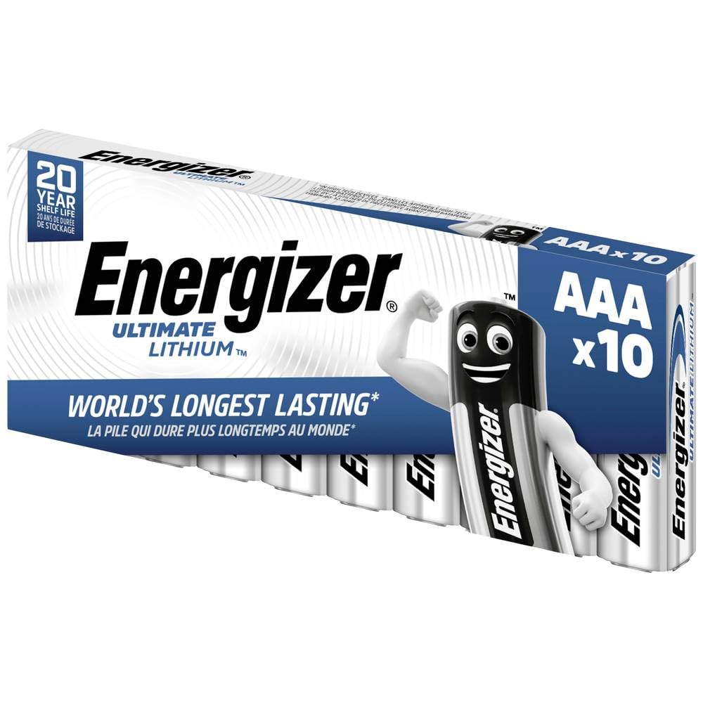Foto 1 | Batería Energizer Ultimate Lithium Aaa De 1,5 V 10 Piezas - Venta Internacional