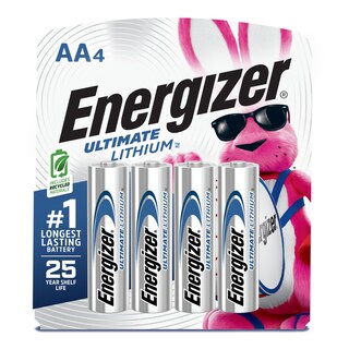 Foto 2 | Batería Energizer Ultimate Lithium Aa 1,5 V 4 Piezas - Venta Internacional