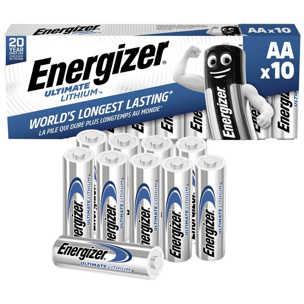 Foto 1 | Batería Energizer Ultimate Lithium AA 1,5 V Paquete de 10 - Venta Internacional