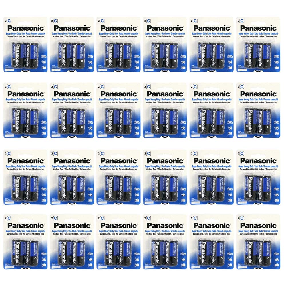 Foto 1 | Baterías C Panasonic Super Heavy Duty, Paquete De 24 - Venta Internacional.