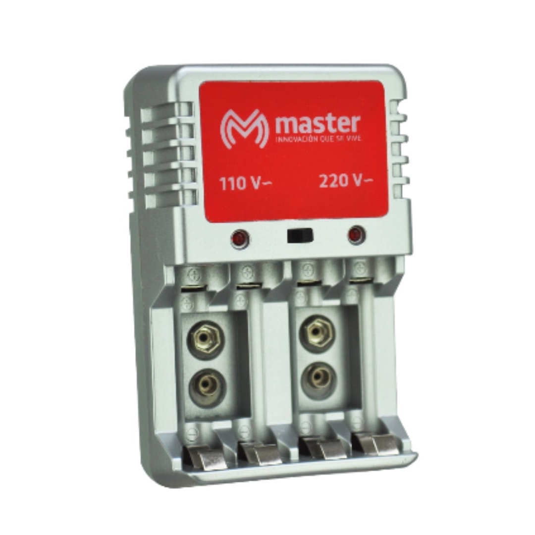Foto 2 | Cargador De Baterías ''aa'', ''aaa'', 9v De 6w Con 4 Baterías ''aa'' 3000mah El-40