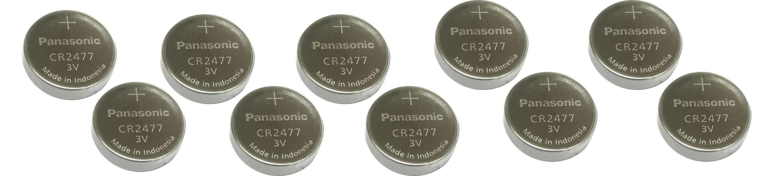 Foto 1 | Pilas Tipo Moneda Panasonic CR2477 de Litio de 3V 10 Piezas - Venta Internacional