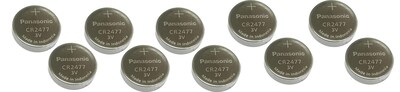 Foto 1 | Pilas Tipo Moneda Panasonic CR2477 de Litio de 3V 10 Piezas - Venta Internacional