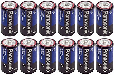 Foto 1 | Batería Panasonic Heavy Duty C De Carbono Y Zinc X12 - Venta Internacional.