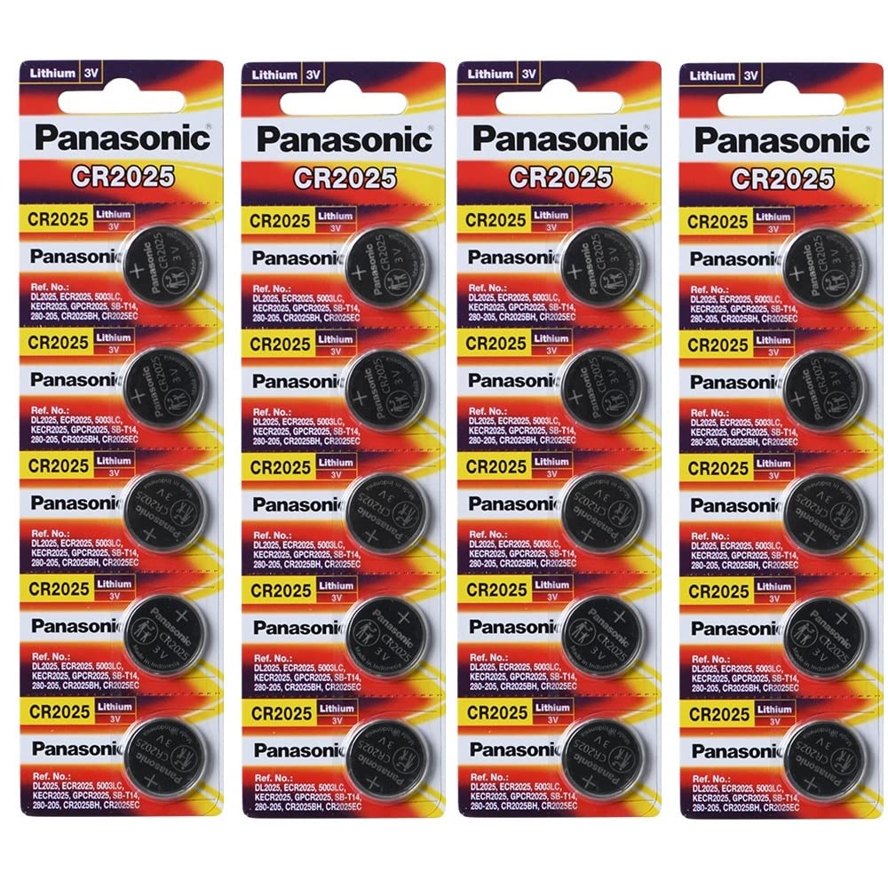 Foto 5 | Plia de Litio Panasonic Cr2025 De 3 V Paquete 4x5 - Venta Internacional