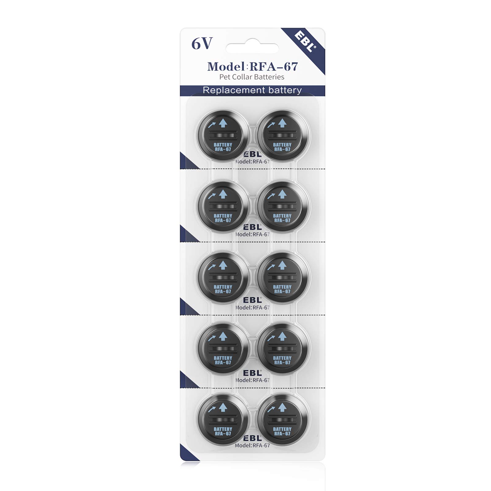 Baterías De Repuesto Para Collares Para Mascotas Ebl Rfa-67, 6 V, Paquete De 10 - Venta Internacional.