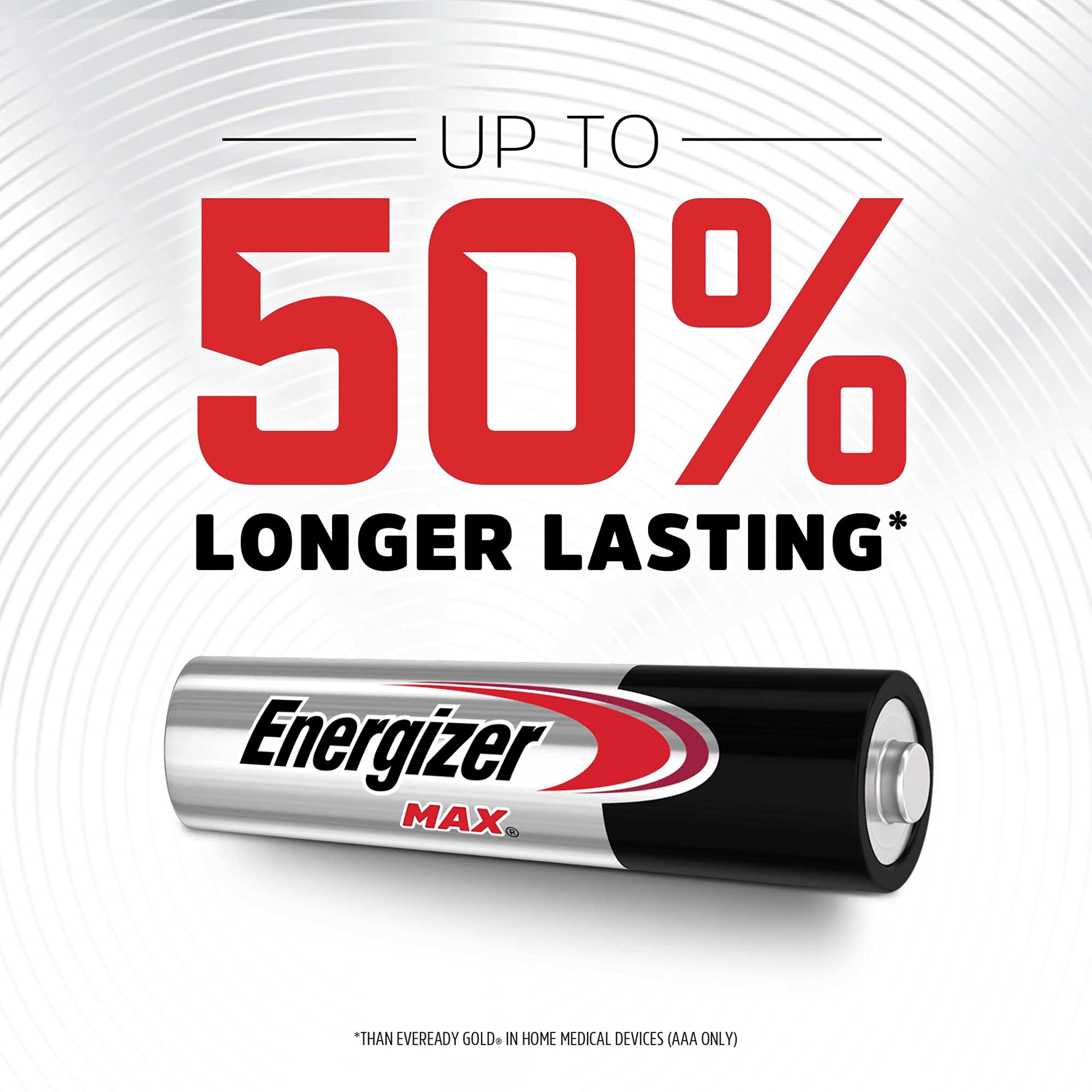 Foto 2 | Batería Alcalina Energizer Max Aaa De 1,5 V, Paquete De 4 - Venta Internacional.