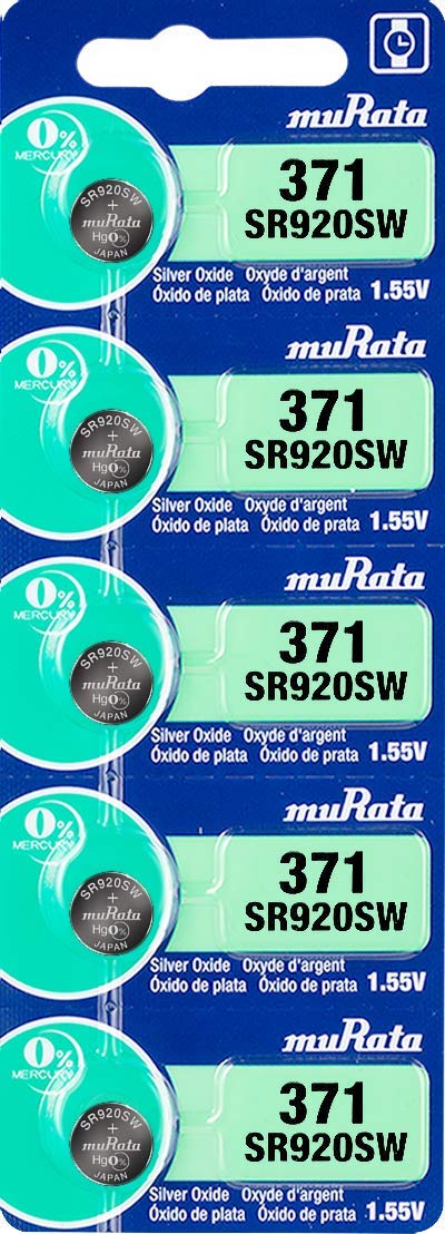 Foto 1 | Batería Murata Sr920sw, 1,55 V, 35 Mah, Óxido De Plata (5 Veces) - Venta Internacional.