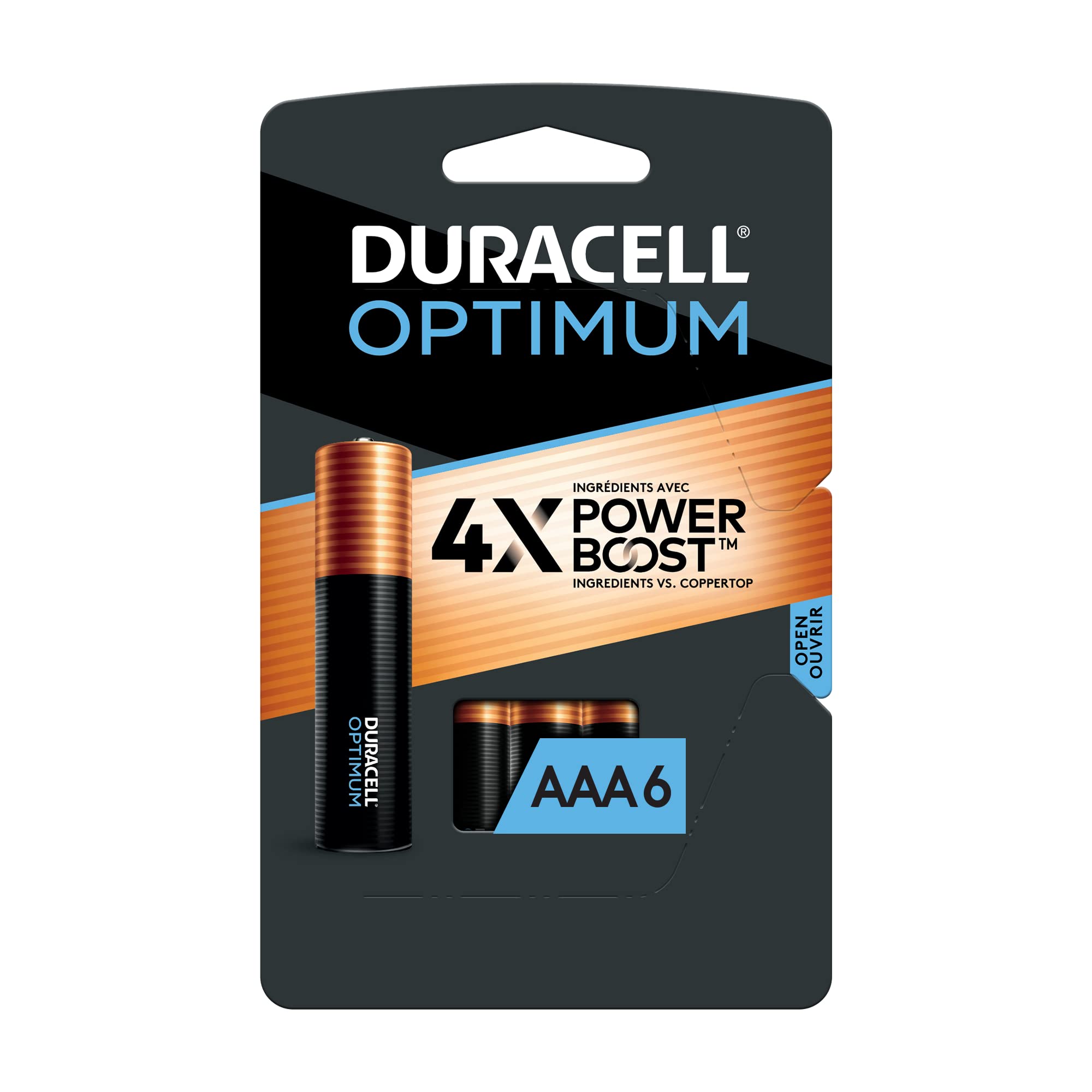 Batería Duracell Optimum Aaa, Paquete De 6 Con Power Boost - Venta Internacional.