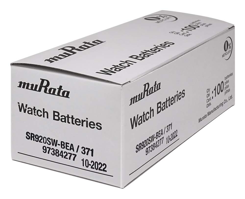 Foto 4 pulgar | Batería Murata Sr920sw 1,55 V 35 Mah Óxido De Plata (100 Unidades) - Venta Internacional.