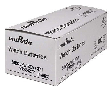 Foto 3 | Batería Murata Sr920sw 1,55 V 35 Mah Óxido De Plata (100 Unidades) - Venta Internacional.