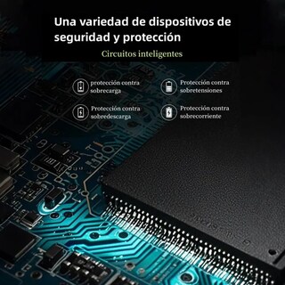 Foto 3 | Cargador Y Pilas Recargable 3.7v 18650 4 Baterías Recargables Eo Safe Imports Esi-20212 Negro
