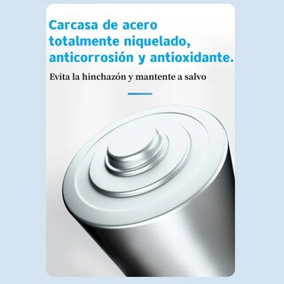 Foto 4 | Cargador Y Pilas Recargable 3.7v 18650 4 Baterías Recargables Eo Safe Imports Esi-20212 Negro