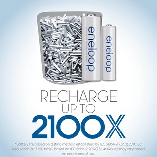Foto 3 | Baterías Recargables Eneloop Panasonic Bk-3mcca16fa Aa X16 - Venta Internacional.