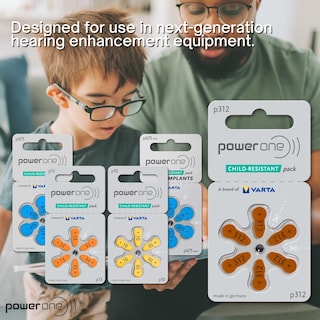 Foto 4 | Pilas Para Audífonos Powerone Tamaño 312 Pr41 (60 Unidades) - Venta Internacional.
