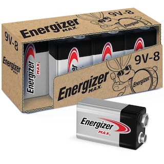 Foto 1 | Batería Alcalina Energizer Max De 9 V Paquete De 8 - Venta Internacional.