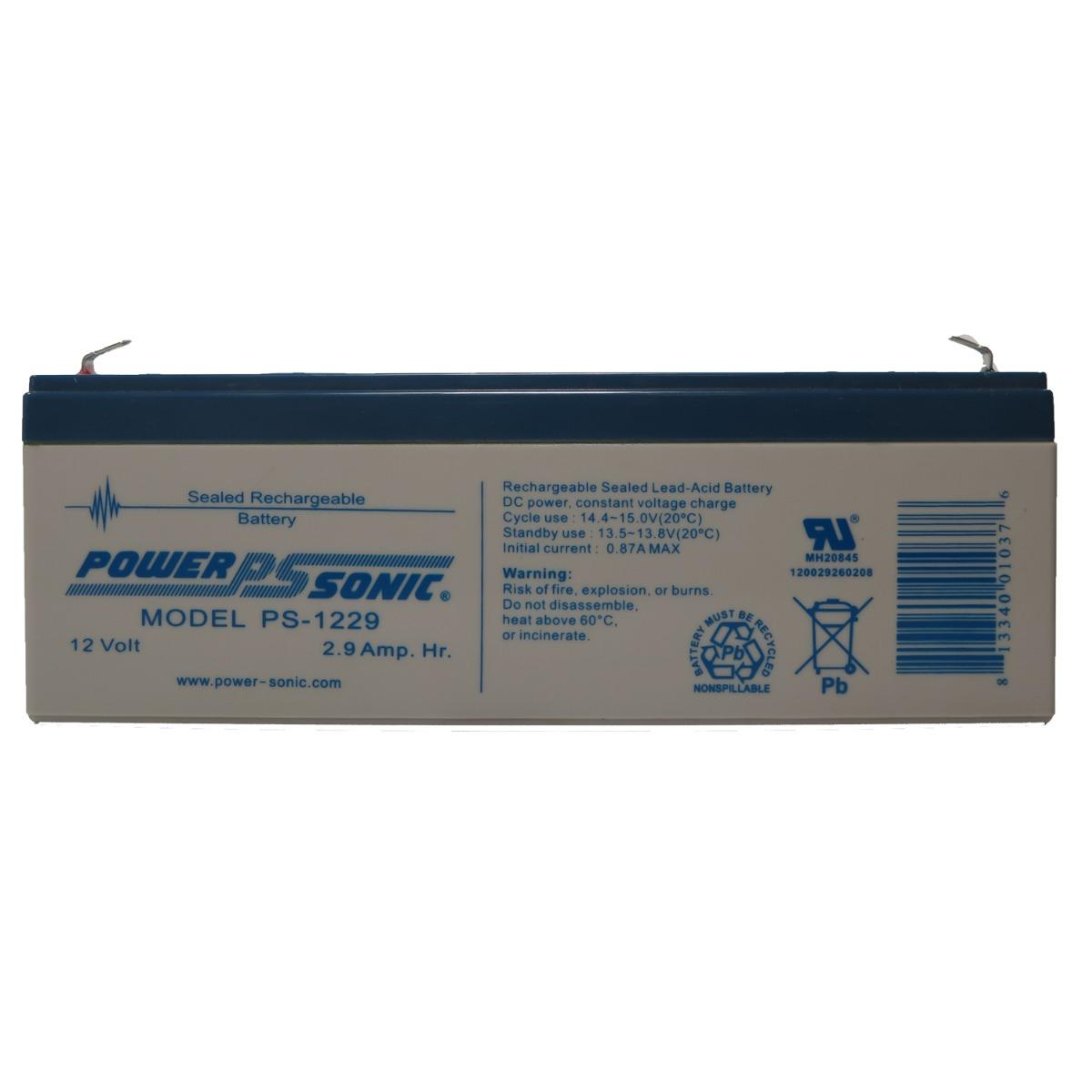 Batería Power Sonic Plomo Ácido Ps1229-f1 12v 2.9 Ah