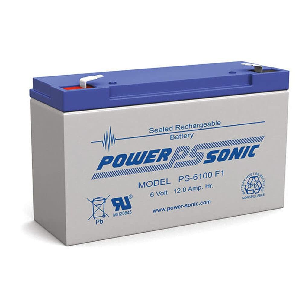 Bateria Power Sonic Plomo Acido Ps-6100 F2 6v 12ah Agm