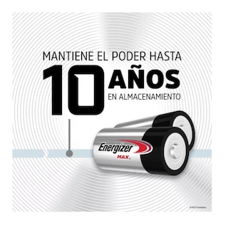 Foto 3 | Pila Tamaño D Cilíndrica Energizer Max Alcalina 6 Piezas 1.5v