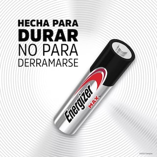Foto 2 | Pack de 8 pilas Energizer Max AAA alcalinas de 1.5V con Tecnología Powerseal