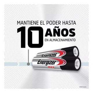 Foto 3 | Pack de 8 pilas Energizer Max AAA alcalinas de 1.5V con Tecnología Powerseal