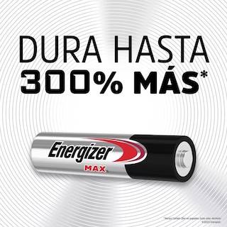 Foto 4 | Pack de 8 pilas Energizer Max AAA alcalinas de 1.5V con Tecnología Powerseal